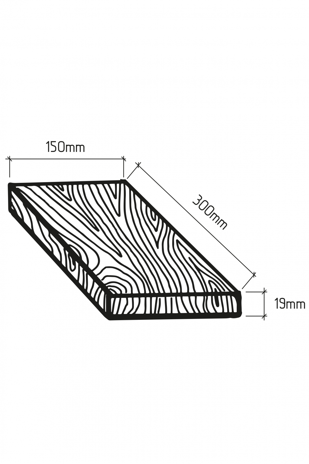 Grillgold Wood Grilling Planks Buche 2 Stück a 300x150x19mm