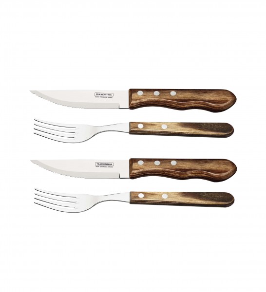 Tramontina 4-tlg. Jumbo-Steakbesteck-Set 