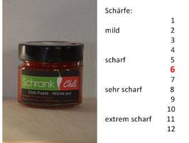 Schrank Chili Chili Paste Würze pur 90g 