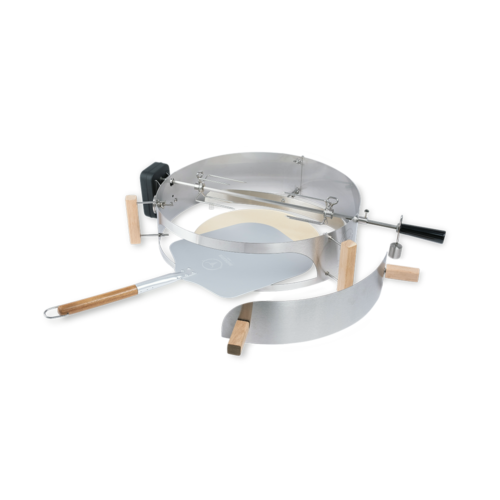 Smokin' PizzaRing - Komplettpaket XL (57cm) Batter 