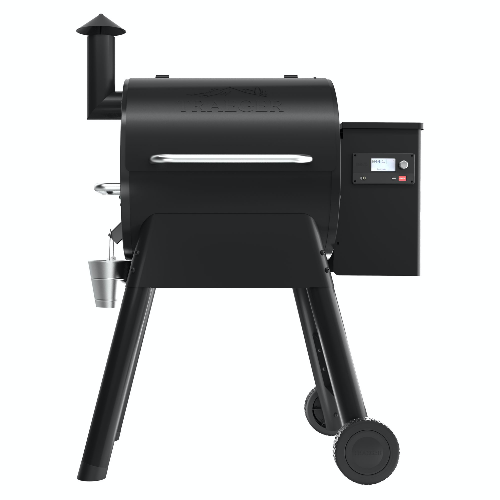 Traeger PRO 575 - SCHWARZ inkl. Frontablage und Cover