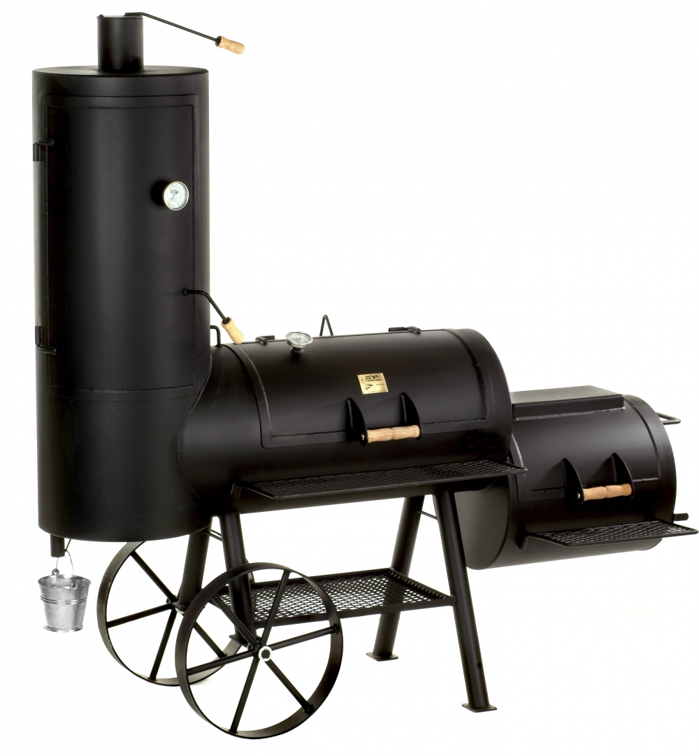 JOE´s BBQ Smoker 20" Chuckwagon zusätzlich senkrechter Gar-/ Warmhaltekammer