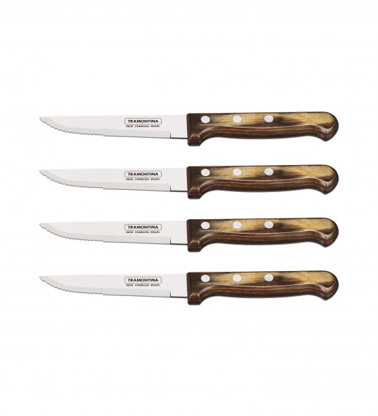 Tramontina 4-tlg. Steakmesser-Set "Gaucho" 