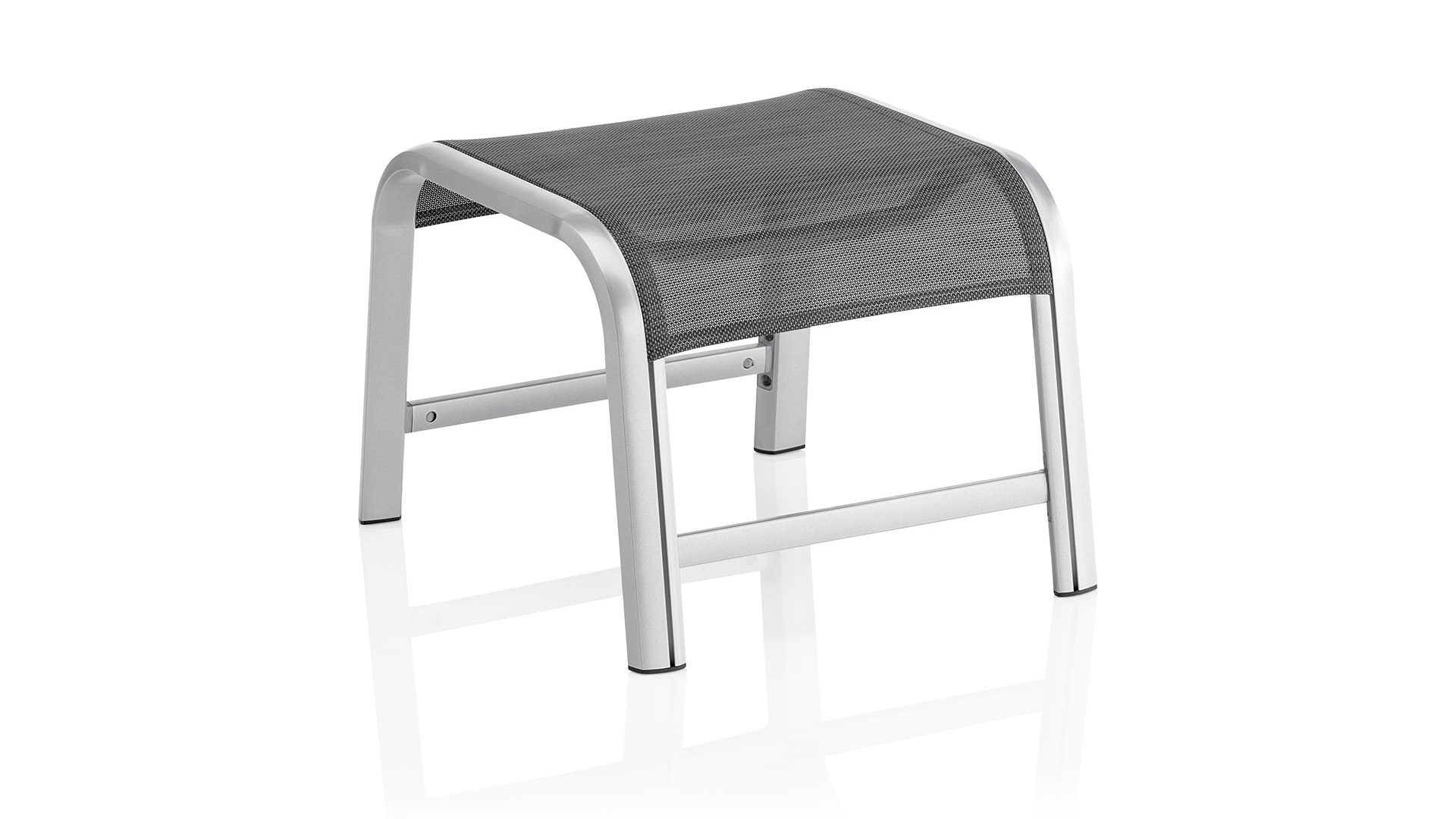 Kettler  FORMA II Hocker, silber/graphit